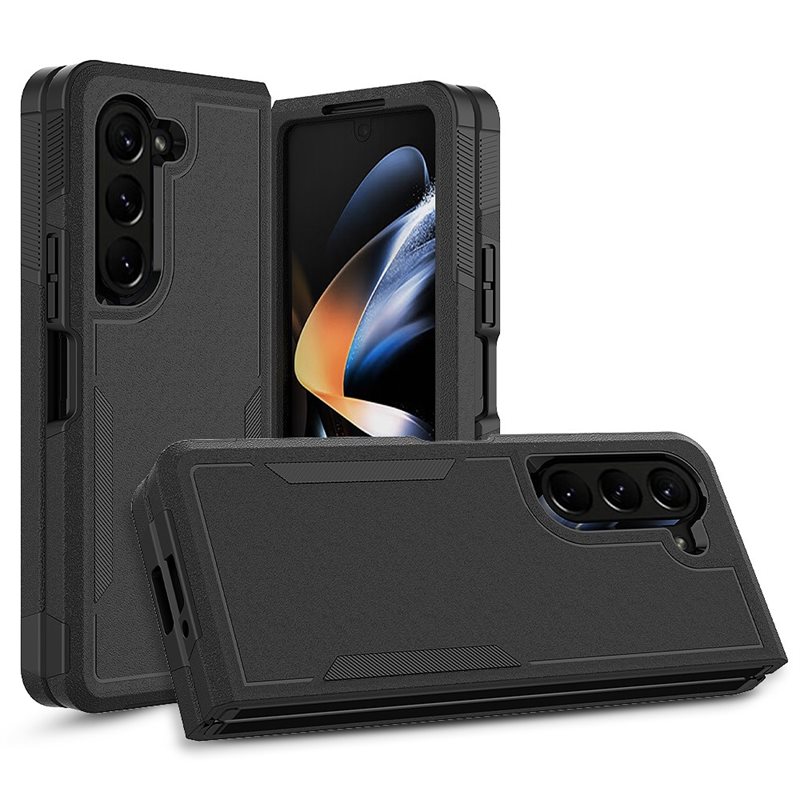tectTech Samsung Galaxy Z Fold 5 Off-road Hybridcase zwart