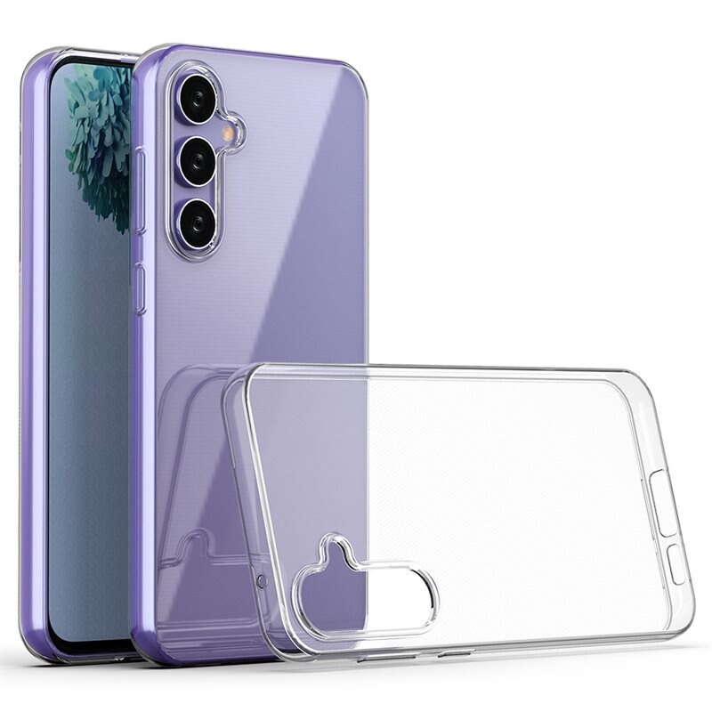 tectTech TPU Case Samsung Galaxy S23 FE Transparant - Betaalbaar telefoonhoesje van goede kwaliteit