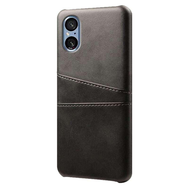 tectTech Card Slots Case Sony Xperia 5 V Zwart - Telefoonhoesje met pasjeshouder