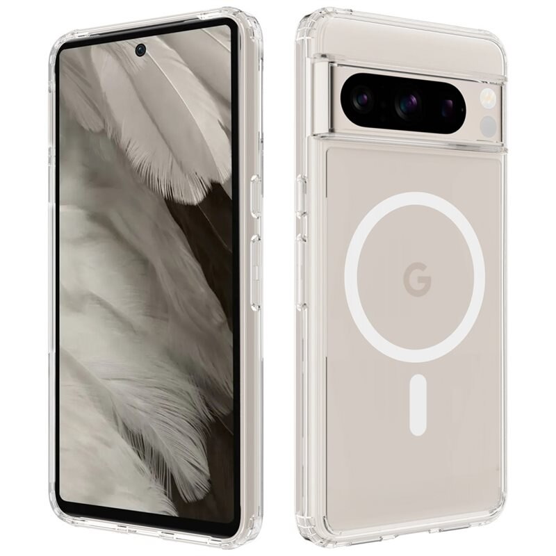 Mobique Hybridcase MagSafe Google Pixel 8 Pro Transparant