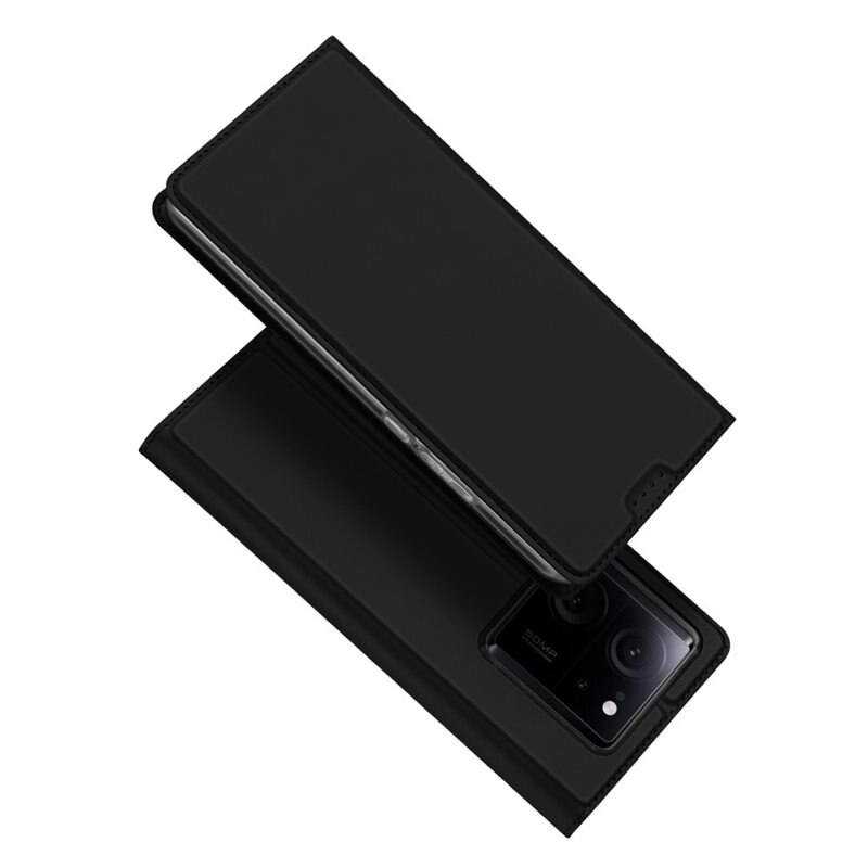 Dux Ducis Skin Pro Series Xiaomi 13T - Zwart - Dun telefoonhoesje met pasjeshouder