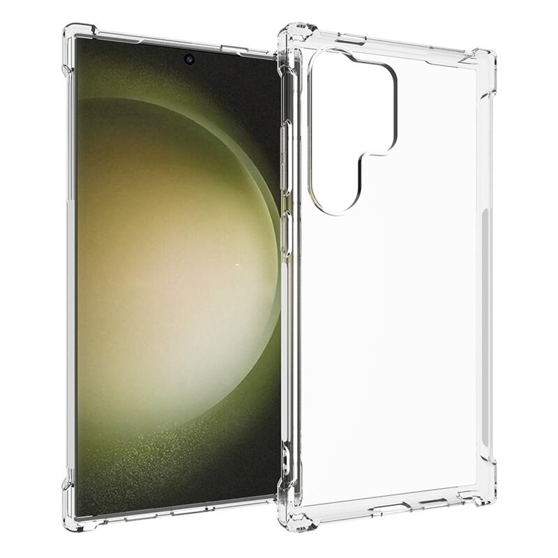 tectTech TPU Case Extra Samsung Galaxy S24 Ultra, Clear - Telefoonhoesje - Beschermhoesje