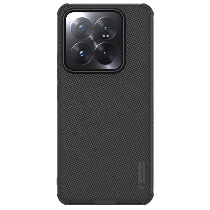 Nillkin Super Frosted Shield Xiaomi 14 Pro zwart - Mooi, stevig telefoonhoesje