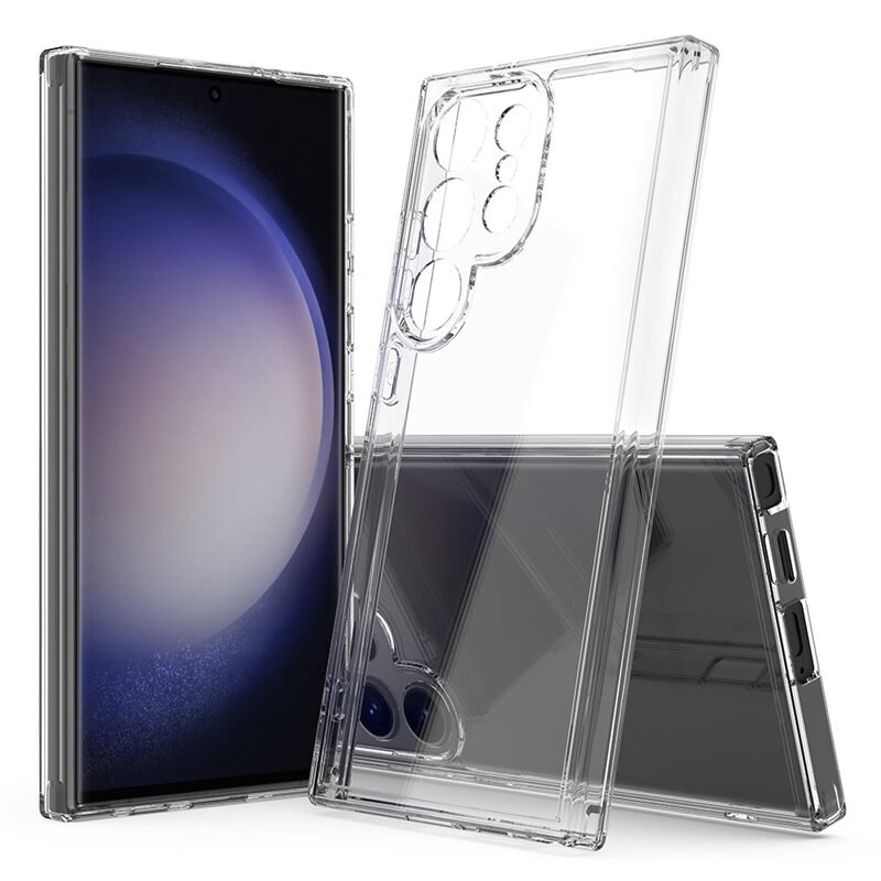tectTech Crystal Hybrid Case Samsung Galaxy S24 Ultra transparant - Schokbestendig telefoonhoesje