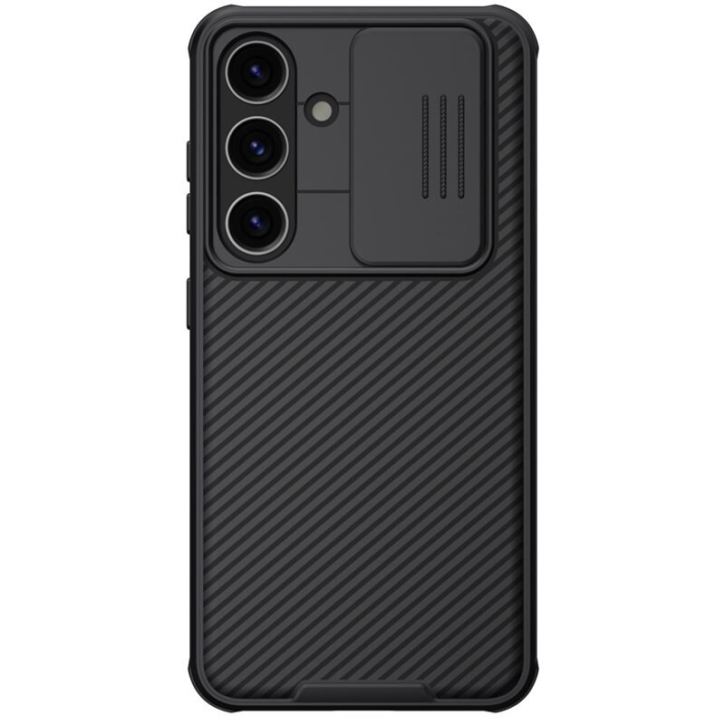 Nillkin CamShield Case Samsung Galaxy S24 Plus Zwart - Hoesje met ingebouwde camerabescherming