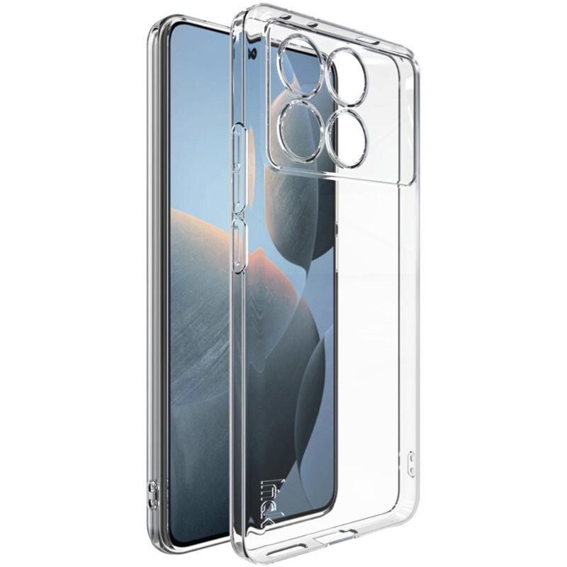 Imak TPU Case Xiaomi Poco X6 Pro Transparant - Eenvoudig schokbestendig hoesje