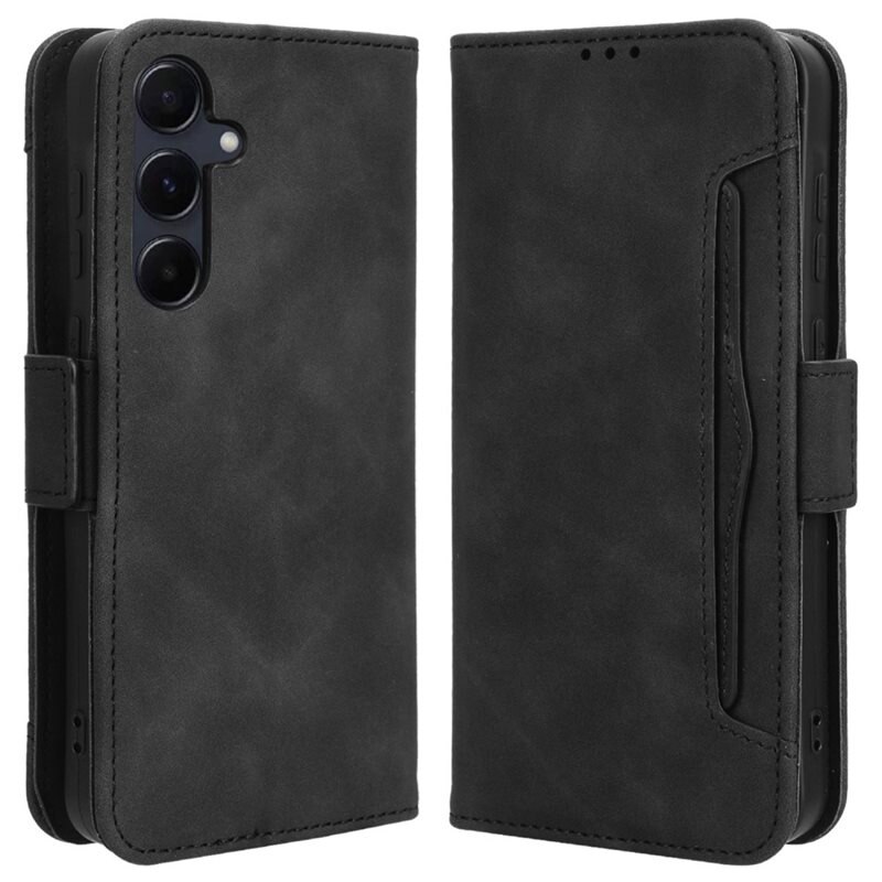 Samsung Galaxy A55 Multi Bookcover hoesje zwart - Telefoonhoesje - Plek voor pasjes en briefgeld, contant geld