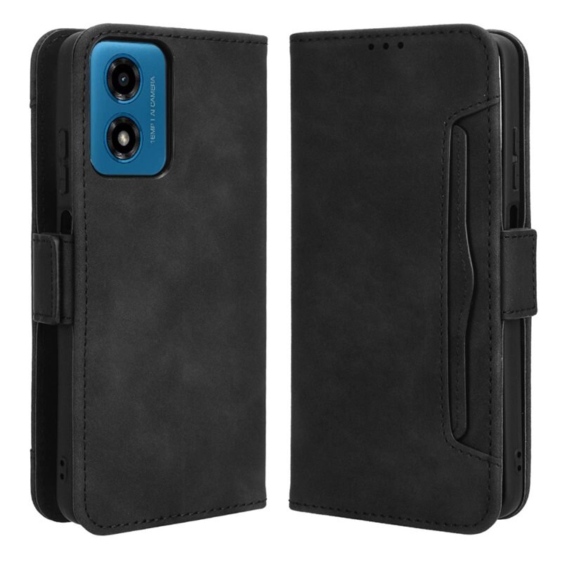 Motorola Moto G24 Power Multi Bookcover hoesje zwart - Telefoonhoesje - Plek voor pasjes en briefgeld, contant geld