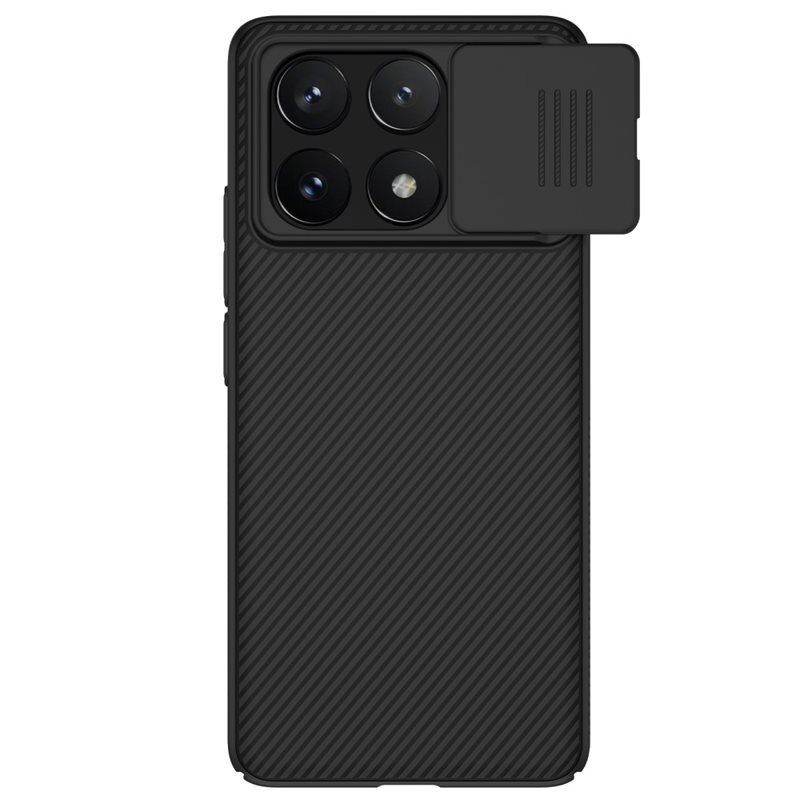 Nillkin CamShield Case Xiaomi Poco X6 Pro Zwart - Hoesje met ingebouwde camerabescherming