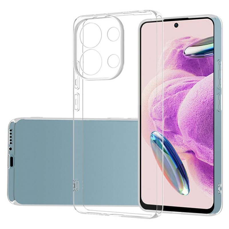 tectTech TPU Case Xiaomi Redmi Note 13 Pro 4G Transparant - Betaalbaar telefoonhoesje van goede kwaliteit