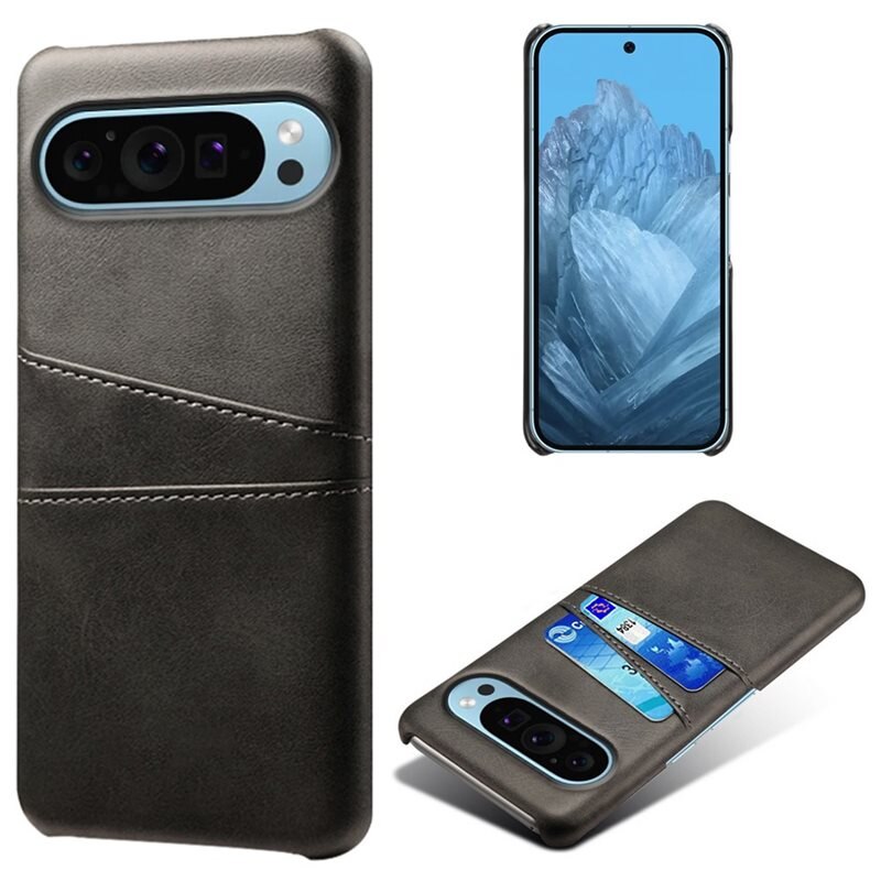 tectTech Card Slots Case Google Pixel 9 Pro Zwart - Telefoonhoesje met pasjeshouder