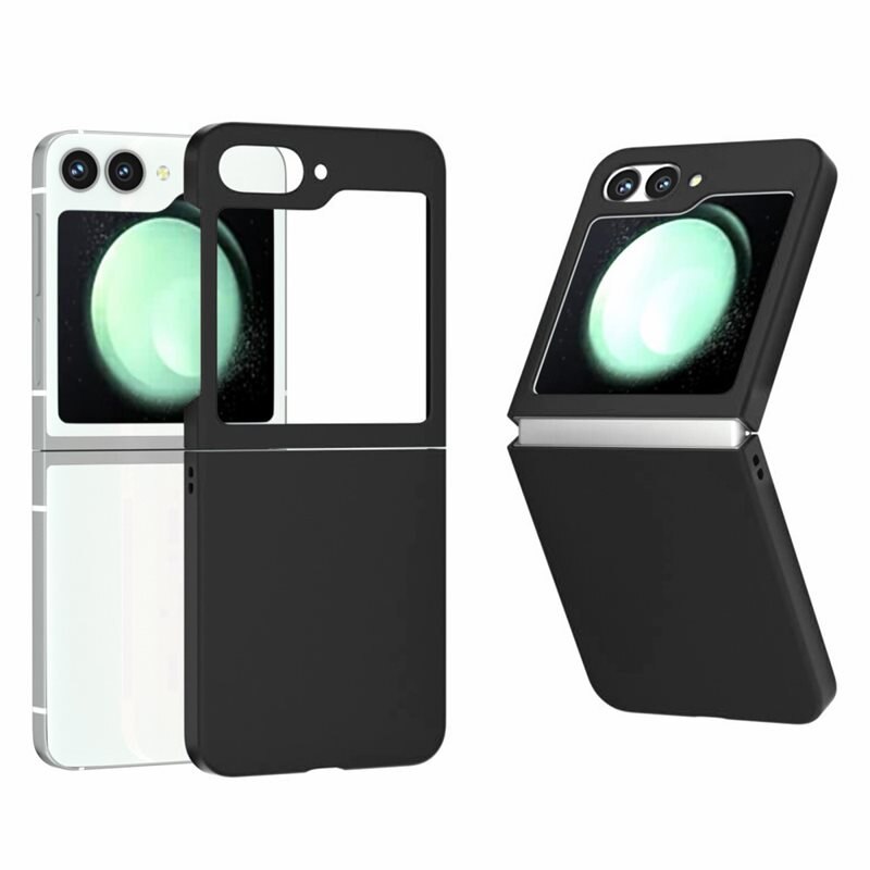 Samsung Galaxy Z Flip 6 Hardcase Gummicoating zwart