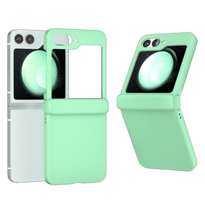 Samsung Galaxy Z Flip 7 FE Hardcase Gummicoating Hinge Protection Groen