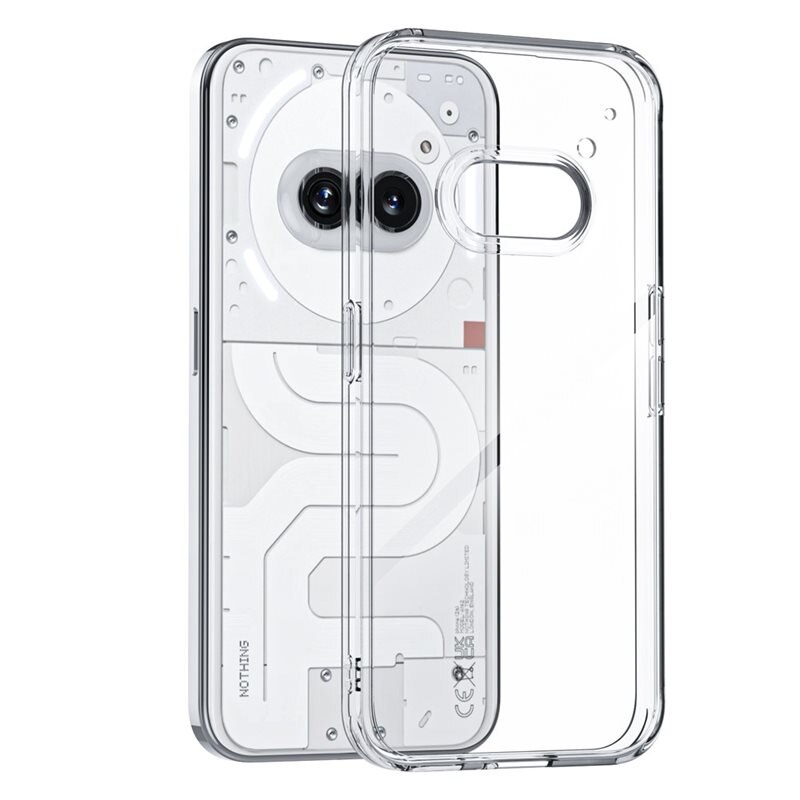 tectTech TPU Case Nothing Phone 2a Transparant - Betaalbaar telefoonhoesje van goede kwaliteit