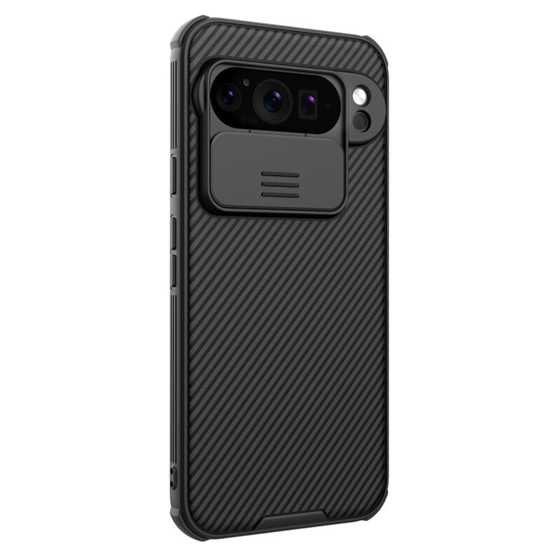 Nillkin CamShield Case Google Pixel 9 Pro Zwart - Hoesje met ingebouwde camerabescherming