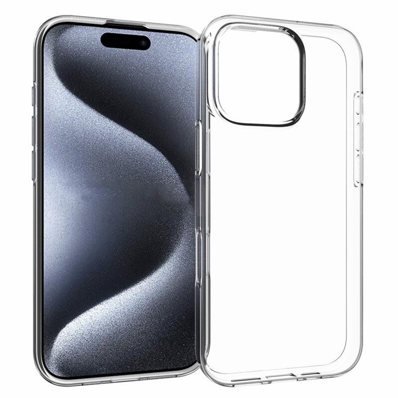 tectTech TPU Case iPhone 16 Pro Transparant - Betaalbaar telefoonhoesje van goede kwaliteit