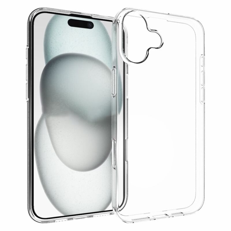 tectTech TPU Case iPhone 16 Plus Transparant - Betaalbaar telefoonhoesje van goede kwaliteit