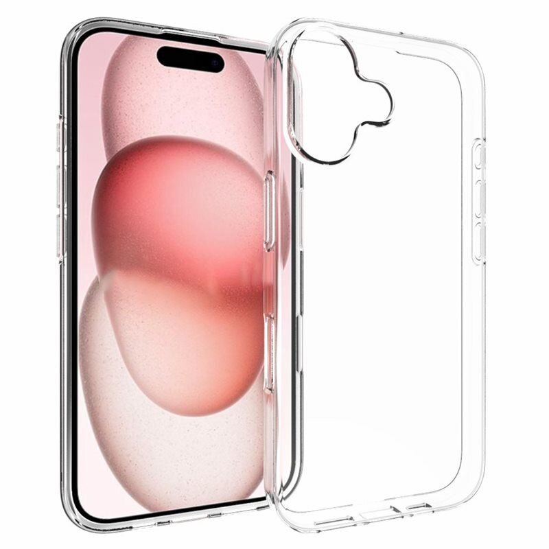 tectTech TPU Case iPhone 16 Transparant - Betaalbaar telefoonhoesje van goede kwaliteit