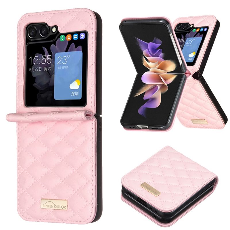 Samsung Galaxy Z Flip 7 FE Bookcover hoesje Roze