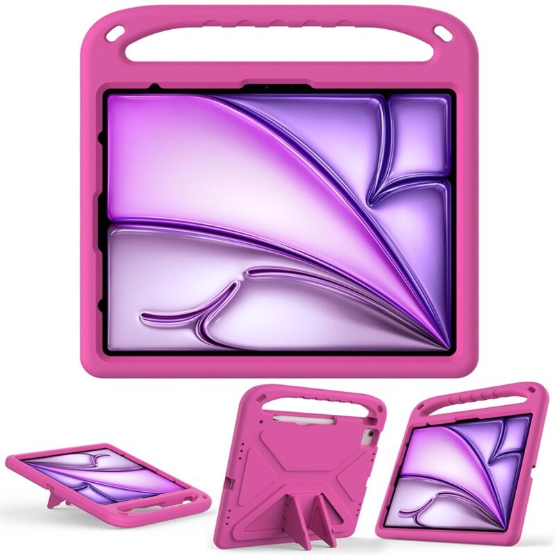 Apple iPad Air 13 2nd Gen (2025) EVA-hoes met handvat Roze