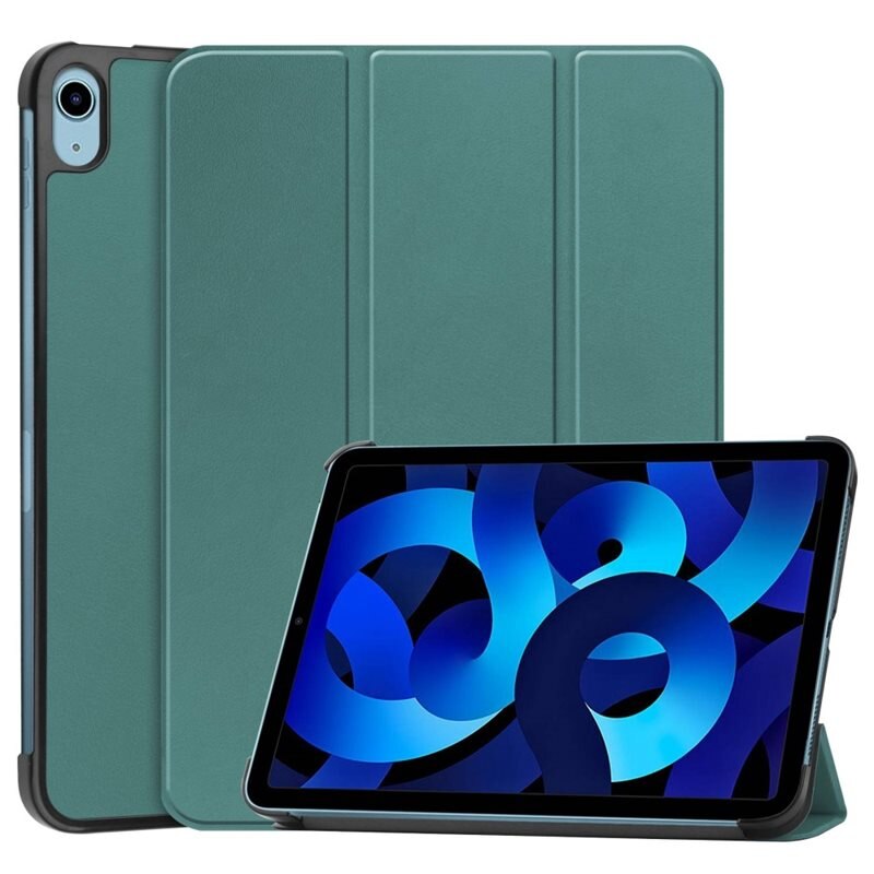 Apple iPad 11 11th Gen (2025) Tri-fold Hoesje Groen - Beschermende tablethoes met standaardfunctie