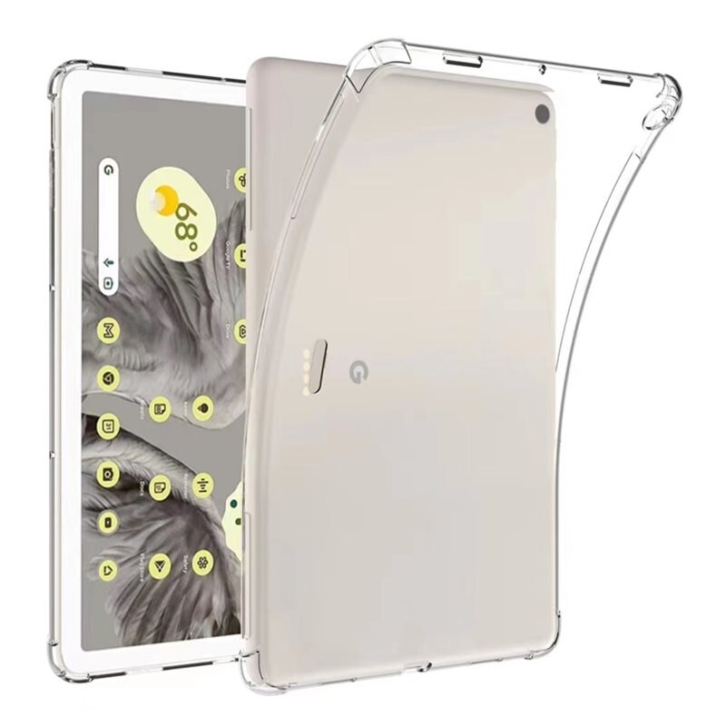 Google Pixel Tablet Backcover hoesje transparant - Beschermende tablethoes
