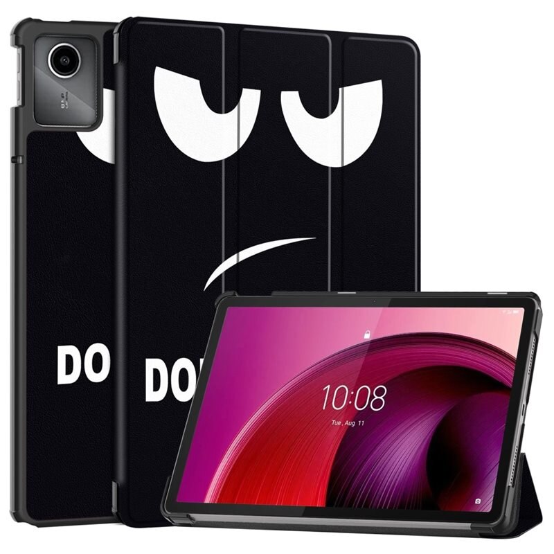 Lenovo Tab M11 Tri-fold Hoesje Don't Touch Me - Beschermende tablethoes met standaardfunctie