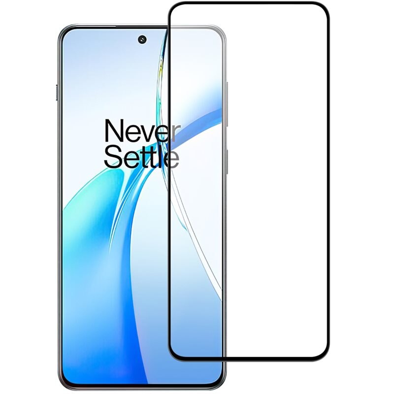 OnePlus Nord 4 Full-cover Gehard Glas Screenprotector zwart - Volledige dekking voor het scherm, met zwarte rand