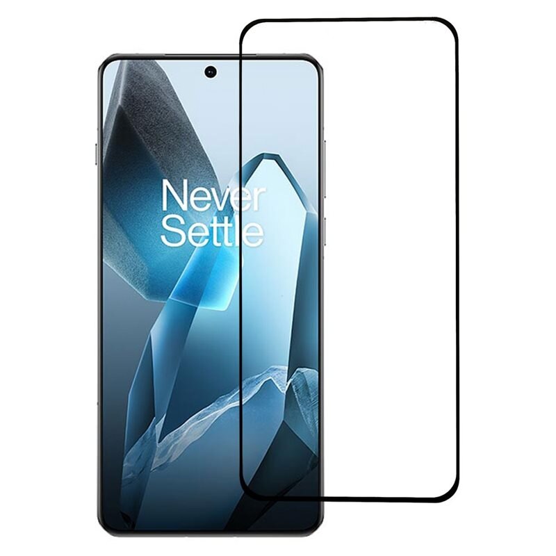 OnePlus 13 Full-cover Gehard Glas Screenprotector zwart - Volledige dekking voor het scherm, met zwarte rand