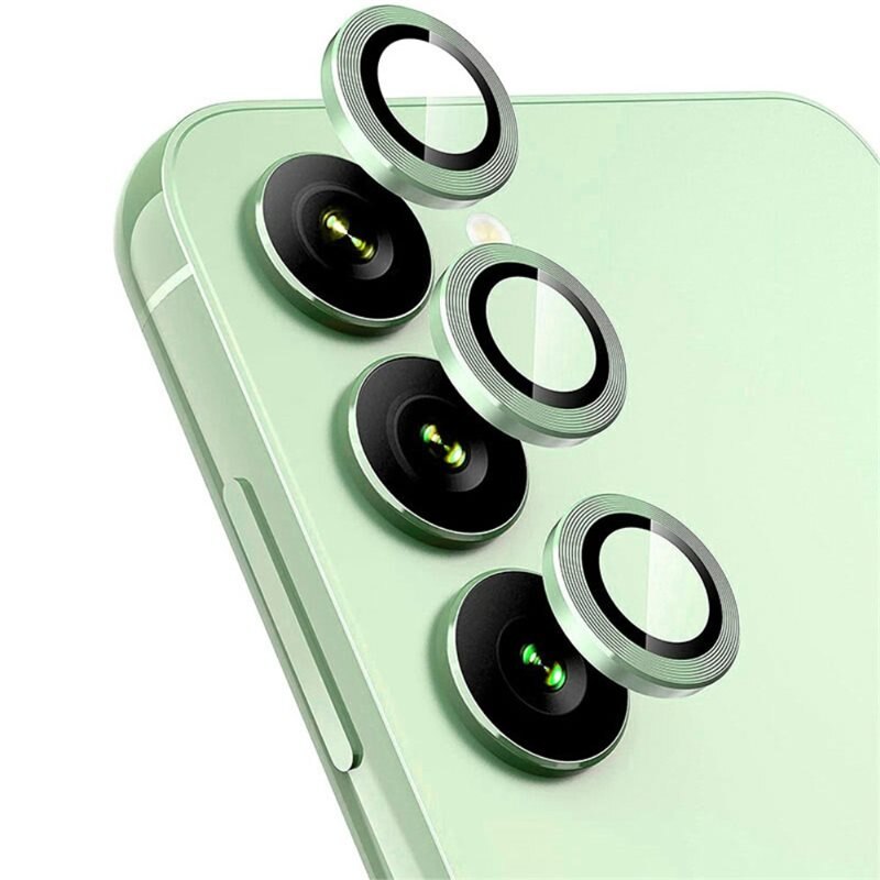 Hat Prince Gehard Glas Camera Protector Aluminium Samsung Galaxy S25 Plus Groen - Dunne gekleurde lensbeschermers - Past samen met een hoesje