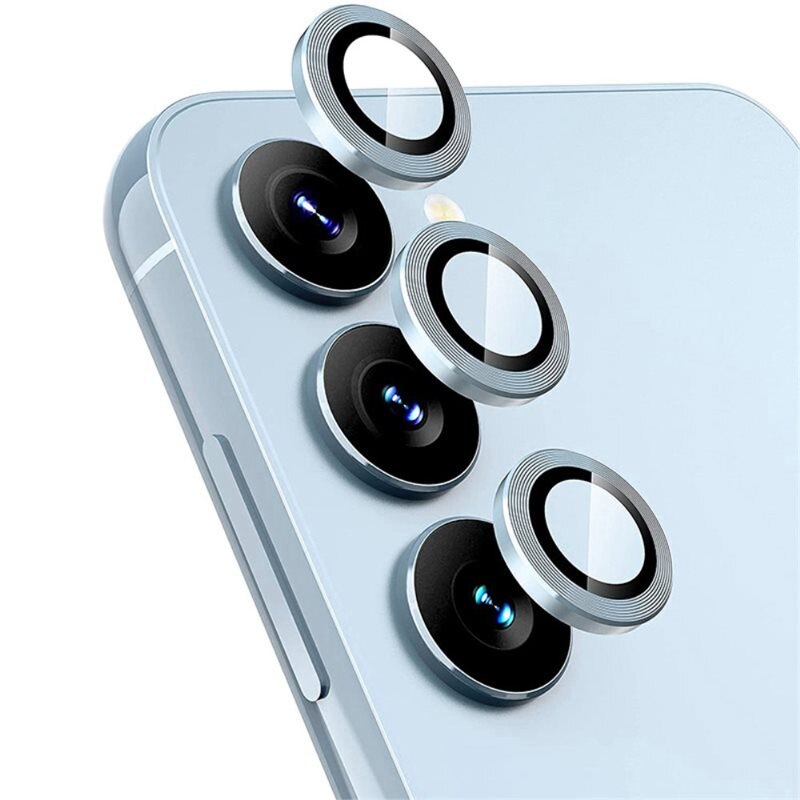 Hat Prince Gehard Glas Camera Protector Aluminium Samsung Galaxy S25 Plus Blauw - Dunne gekleurde lensbeschermers - Past samen met een hoesje