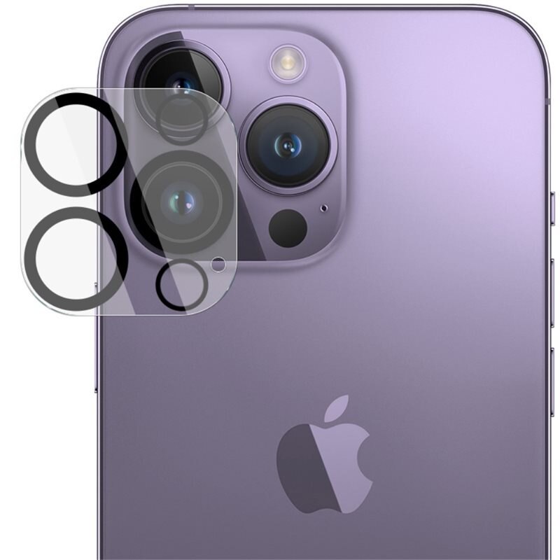 Imak Gehard Glas 0.2mm Camera Protector iPhone 15 Pro Transparant - Camerabescherming voor de lenzen