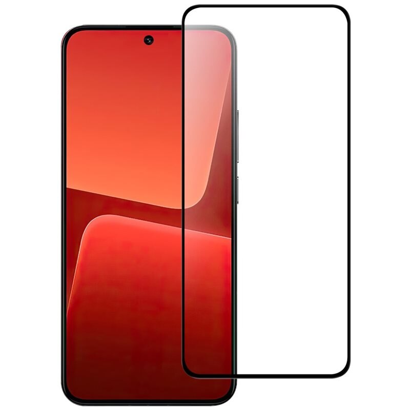 Xiaomi 13T Full-cover Gehard Glas Screenprotector zwart - Volledige dekking voor het scherm, met zwarte rand