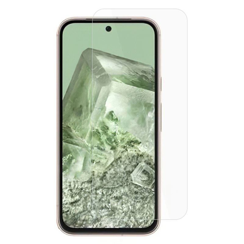 Set Google Pixel 8a, Tempered Glas 0.3mm Screenprotector (3 stuks)
