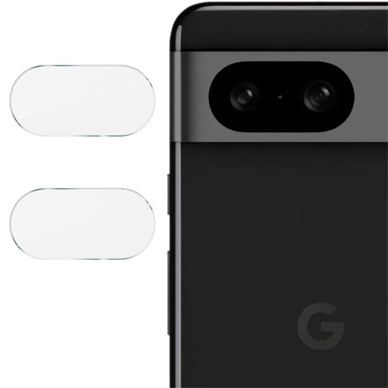 Imak Gehard Glas 0.2mm Camera Protector (2-pack) Google Pixel 8 Transparant - Bescherming voor cameralenzen