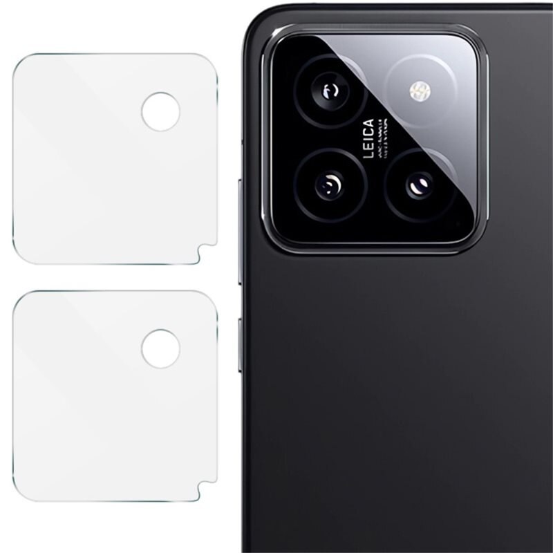 Imak Gehard Glas 0.2mm Camera Protector (2-pack) Xiaomi 14 transparant - Bescherming voor cameralenzen