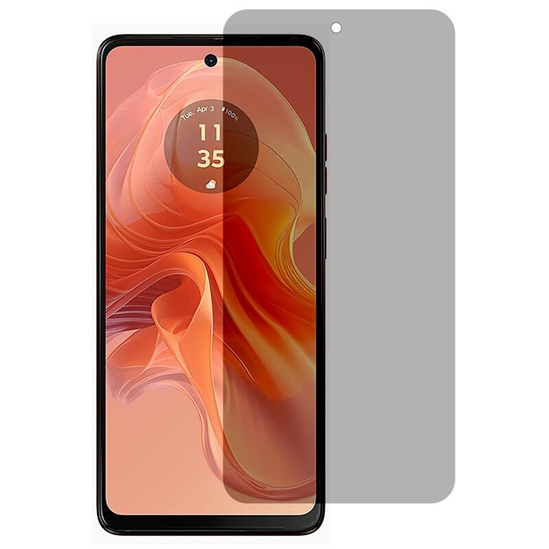 Motorola Moto G04 Privacy Screenprotector Gehard Glas - Beschermglas met privacyfilter - Bescherming van je integriteit