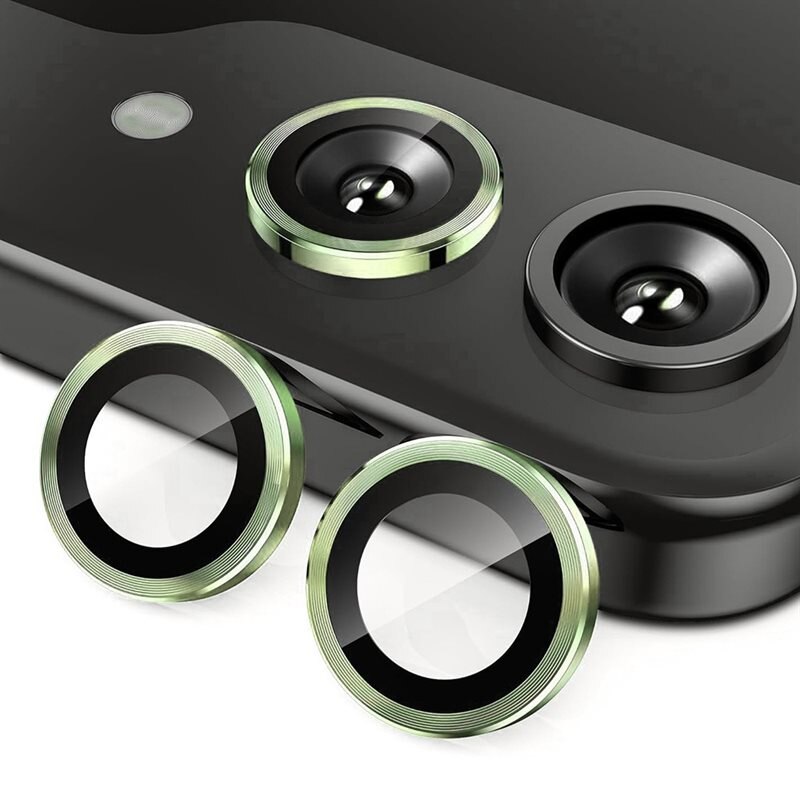 Hat Prince Gehard Glas Camera Protector Aluminium Samsung Galaxy Z Flip 6 Groen - Dunne gekleurde lensbeschermers - Past samen met een hoesje