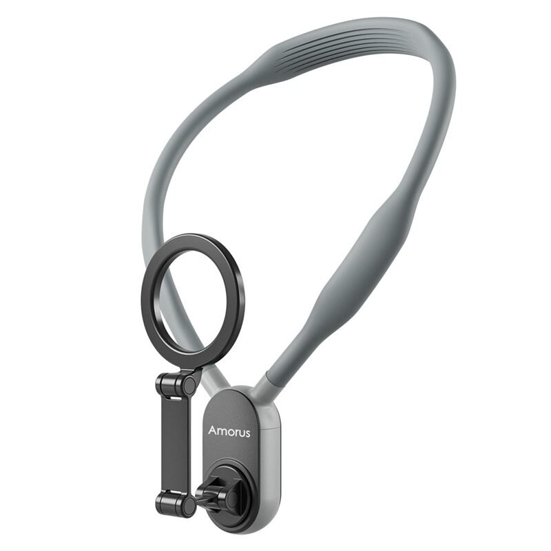 Amorus Universal MagSafe Telefoonhouder Halsband grijs
