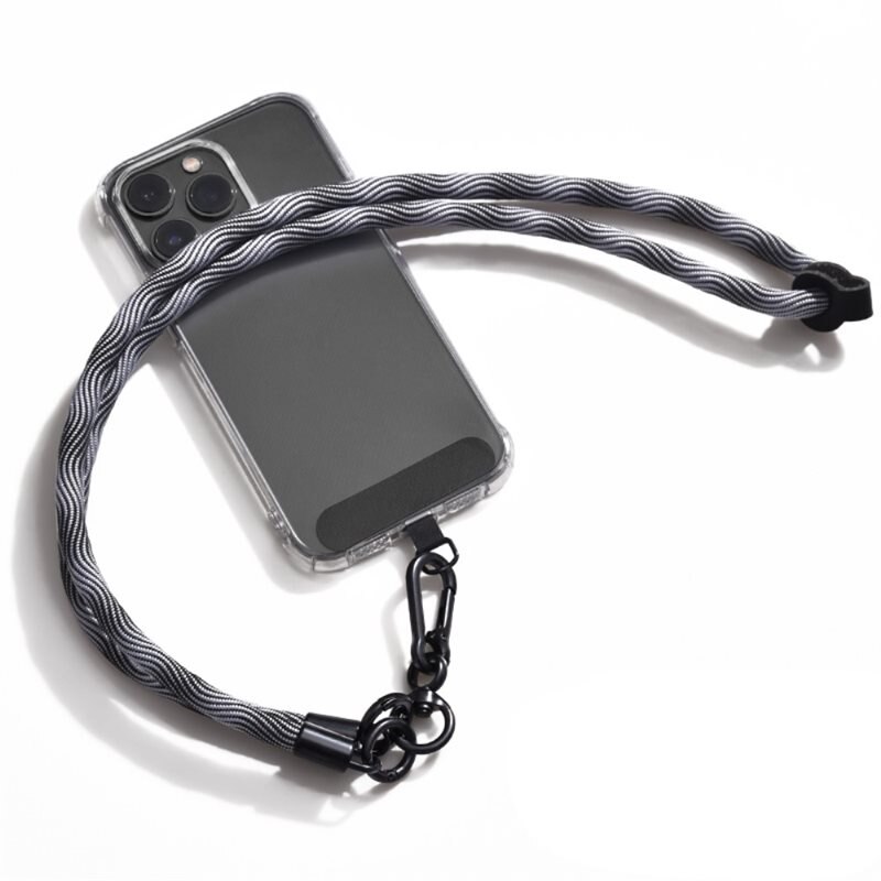 Universeel Phone Neck Strap grijs - Draagbandje - Halsriempje - Ketting