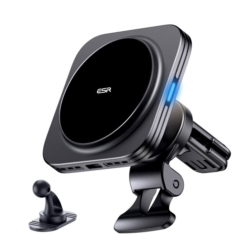 ESR Qi2 HaloLock Draadloze Autolader zwart