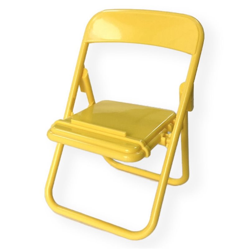 Telefoonhouder klapstoel, geel
