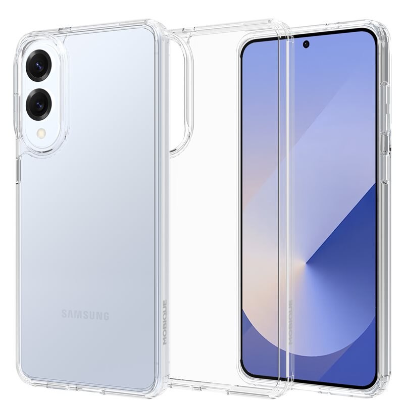 Mobique Hybridcase Samsung Galaxy S25 Edge Transparant - Schokbestendig telefoonhoesje
