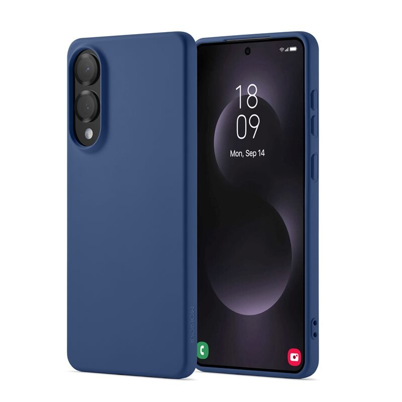 Mobique Samsung Galaxy S25 Edge TPU Case Donkerblauw