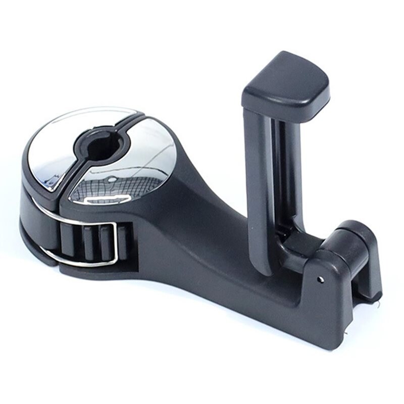 Baseus Mobiele telefoonhouder met haak voor hoofdsteun van auto, zwart