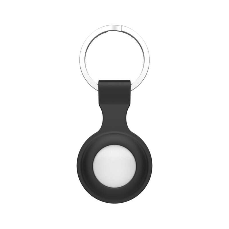 AirTag Siliconen cover/Sleutelhanger Zwart