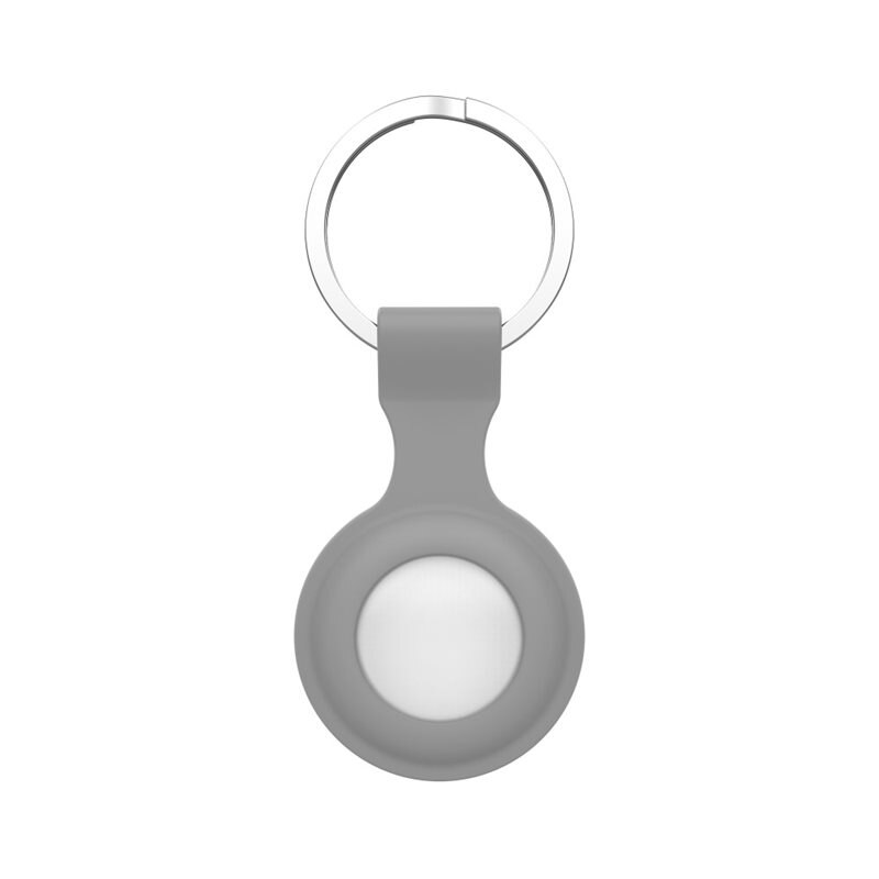 AirTag Siliconen cover/Sleutelhanger Grijs