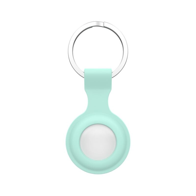 AirTag Siliconen cover/Sleutelhanger turkoois