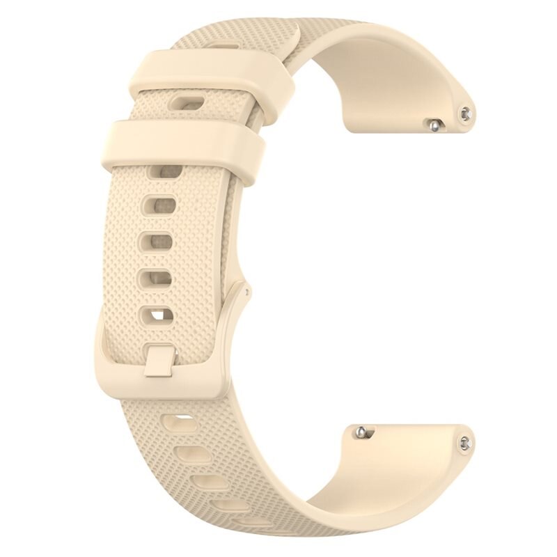 Huawei Watch GT 5 Pro 42mm Siliconen bandje Beige - Sportieve armband in stijlvol design - Waterdicht - Zweetbestendig