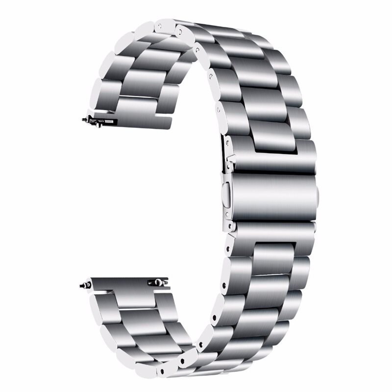 Suunto 7 Metalen Armband Zilver - Klassieke roestvrijstalen schakelarmband - Stijlvol design